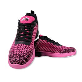 Жіноче/Чоловіче/Юнацьке взуття для боулінгу Aloha HexaGo – для правші та лівші, рожево-чорне, 37 EU