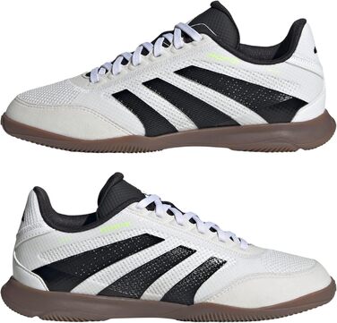 Дитячі футбольні бутси adidas Predator League Indoor для залу, розмір 34 EU, кольори: Cloud White, Core Black, Lucid Lemon