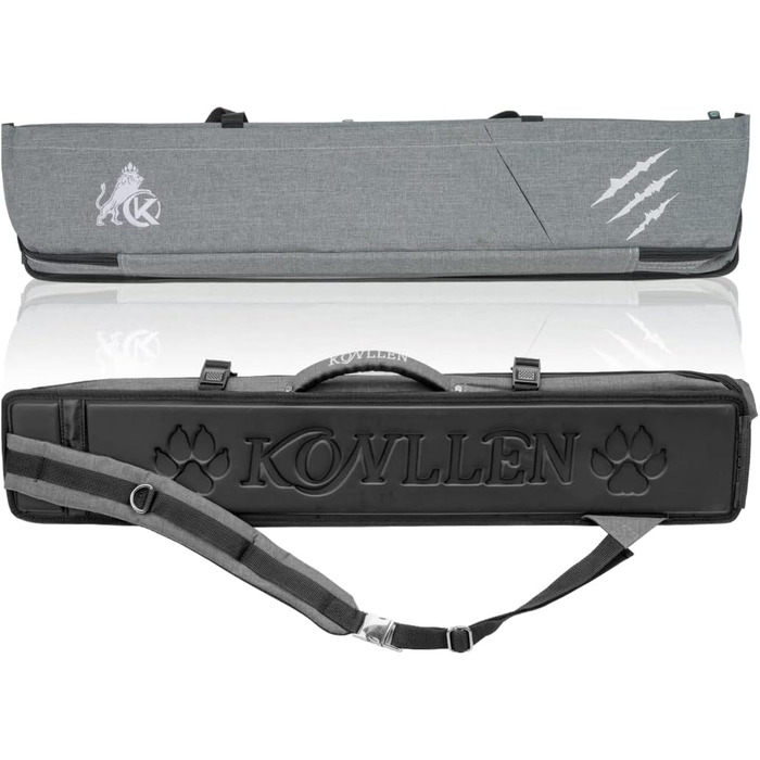 Чохол для бильярдного кия KONLLEN 2x4 Oxford Cloth - сірий