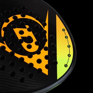 Падель ракетка Dunlop Inferno Carbon Extreme, жовто-помаранчева