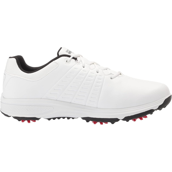 Чоловічі гольф-туфлі Skechers Torque водонепроникні, 44 EU, широка колодка, білий/чорний колір