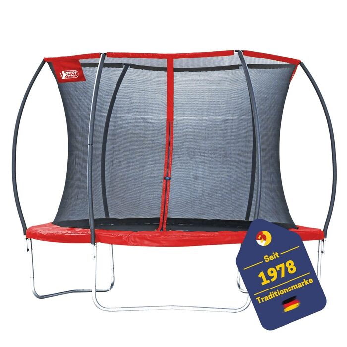 Батут для стрибоків Superstar 2.0: великий, з сіткою безпеки, Ø 305 см, для дітей та активного відпочинку