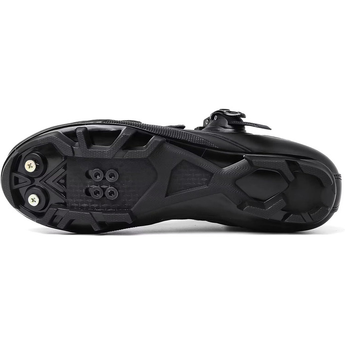 Велосипедні черевики Mountain для чоловіків та жінок, MTB, SPD, для гірського велосипеда, з пряжкою, зелені (40 EU, C Чорний Червоний)