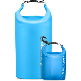 Набір водонепроникних сумок Spigen Dry Bag Set [Aqua Shield] 20L+21L для пляжу, плавання, кемпінгу, каякінгу та човнів (Морська блакить)