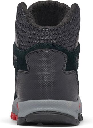Трекінгові черевики Columbia Newton Ridge Amped Mid Rise для дітей (36 EU, Black Mountain Red Youth)