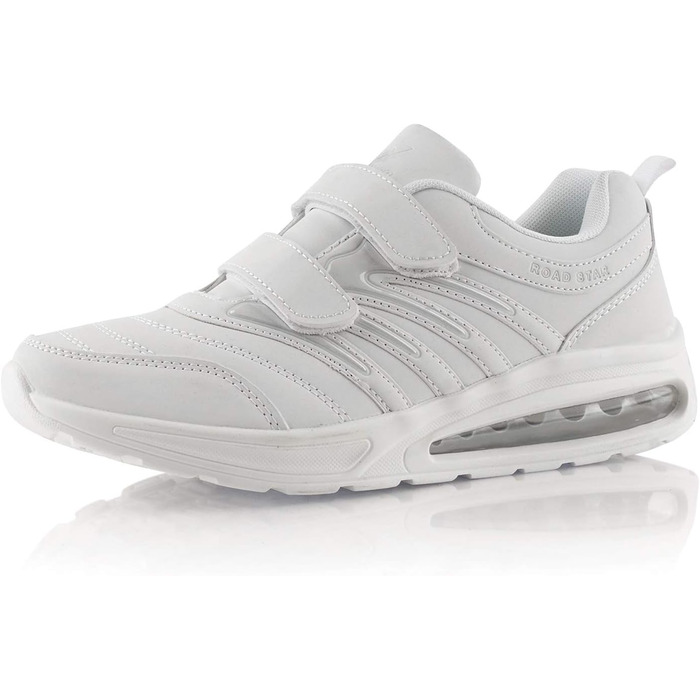 Кросівки для бігу жіночі/чоловічі з амортизацією, легкі спортивні взуття (46 EU, білий)