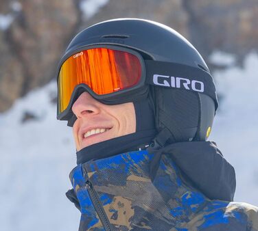Лижна маска Giro Cruz для сноуборду та гірських лиж, унісекс, з темно-сірою лінзою кобальт та ремінцем Dark Shark Streaker