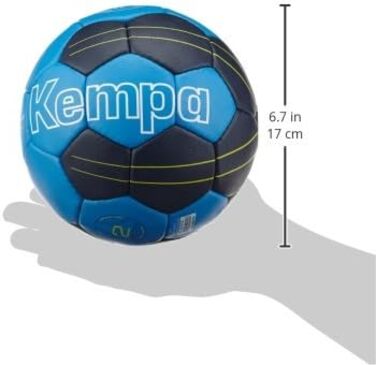 Гандбольний м'яч Kempa Match-X Omni Profile, синій, розмір 2