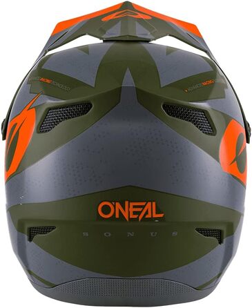 Шолом O'NEAL SONUS SOLID сірий/червоний