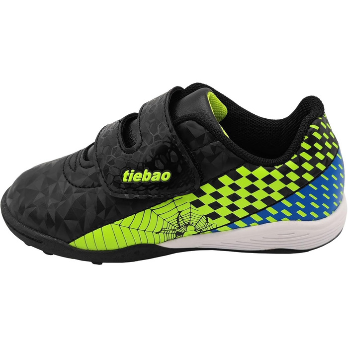 Дитячі футбольні бутси для гри на твердих поверхнях, унісекс, чорні, розмір 23-27