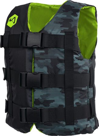 Жилет для плавання MESLE H210 Junior сірий для дітей 6-10 років, 25-40 кг, з ремінком між ногами, для SUP та каяку