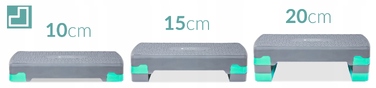 Фітнес-степпер Sapphire з регулюванням висоти, протиковзкий, 68x29 см