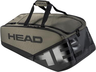 Тенісна сумка HEAD Pro X XL для ракеток, унісекс, чорно-зелена