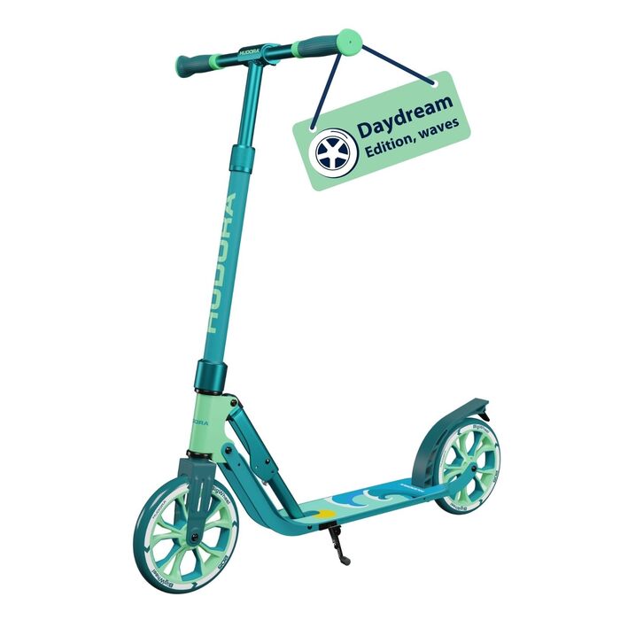 Самокат HUDORA BigWheel 205 Advanced Daydream - для дорослих та дітей до 100 кг, складаний, з регульованою висотою