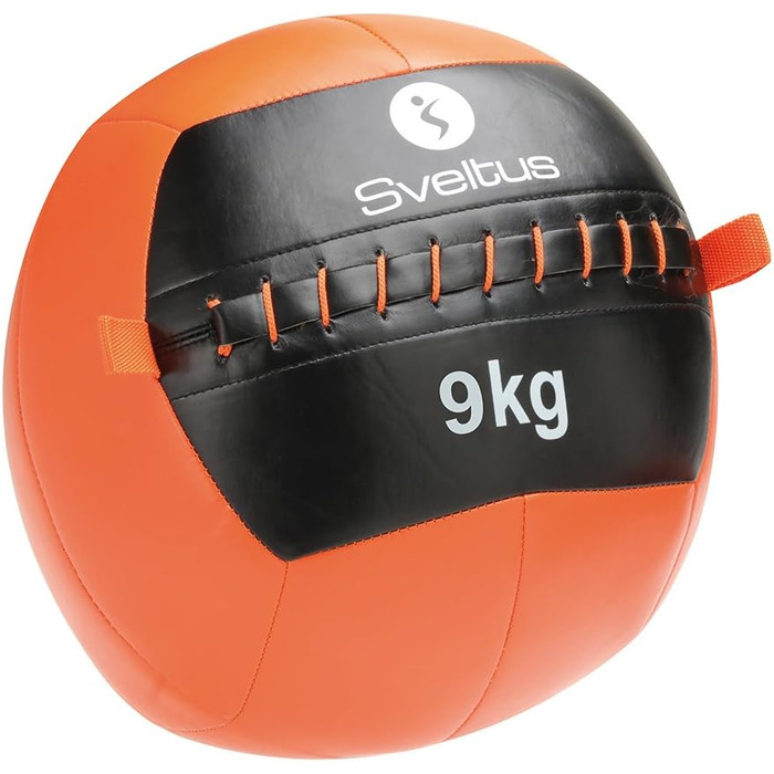 Медичний м'яч Sveltus 9 кг, 35 см, wall ball для фітнесу