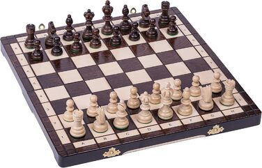 Шахи дерев'яні Olympia 35x35 см – комплект шахова дошка та фігури