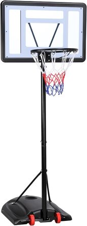 Стійка для баскетболу Yaheetech з роликами, регульована висота, для вулиці