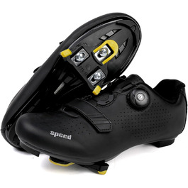 Велотуфлі Msport для чоловіків та жінок – дихаючі велотуфлі, сумісні з Peloton, SPD, SPD-SL та Look Delta педальними системами, 43 EU N04