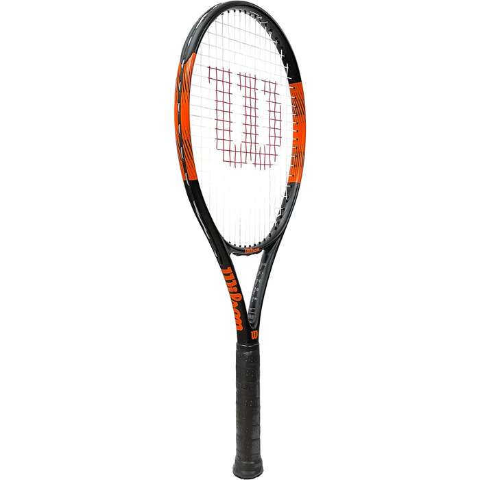 Тенісна ракетка Wilson Burn Elite 105 для дорослих, розмір ручки 3 (4 3/8''), графіт, легка, для гри на корті
