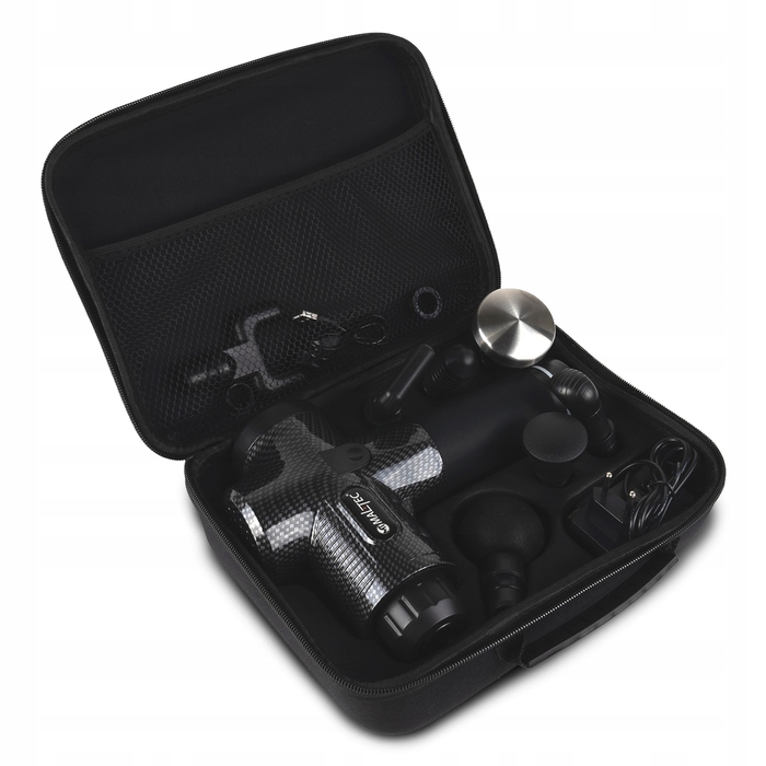 Перкусійний масажер MalTec PRO-GUN3800 7в1