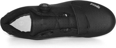 Велотуфлі для їзди на велосипеді: шосейні, MTB, крос-кантрі. Сумісні з SPD/SPD-SL. Чоловічі та жіночі, чорного кольору, розмір 43 EU