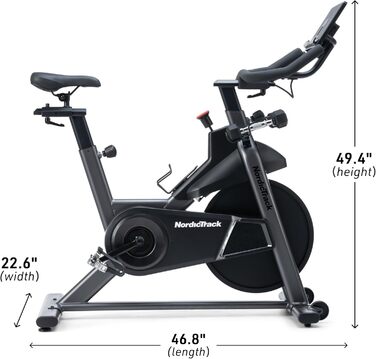 Електровелотренажер NordicTrack T Series 9, чорний