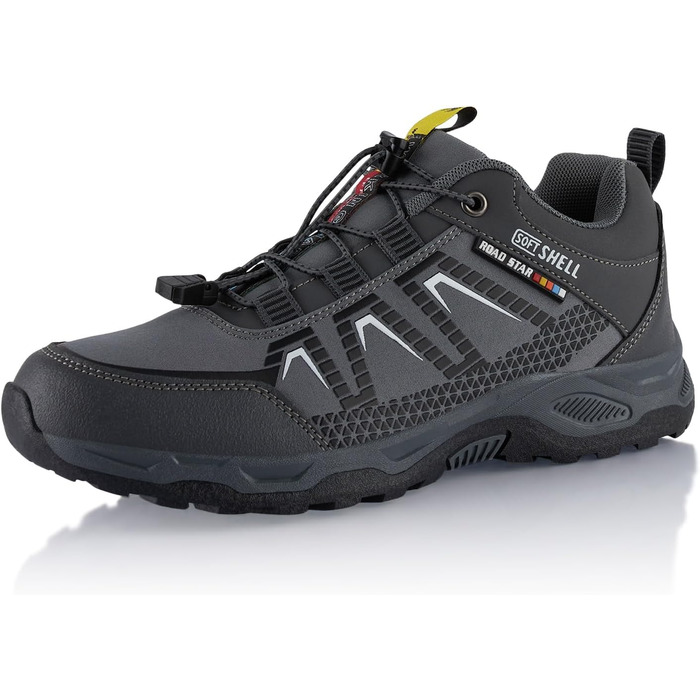 Черевики для трекінгу та трейлраннінгу Softshell для жінок та чоловіків, сірі (44 EU)