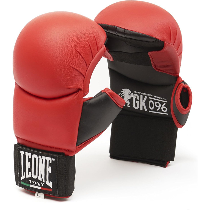 LEONE 1947 рукавички для карате GK096 S, унісекс, червоні