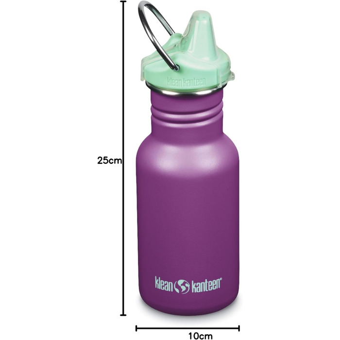 Пляшка для води Klean Kanteen Classic Narrow 355 мл, фіолетова, з нержавіючої сталі