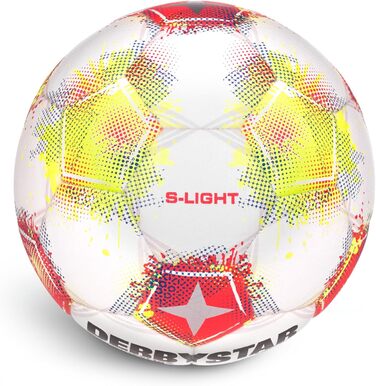 М'яч футбольний Derbystar Bundesliga Club S-Light 4 білий, червоний, жовтий – офіційний м'яч Бундесліги