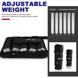 Набір обтяжувачів для зап'ястя, регульовані, знімні, для фітнесу, ходьби, бігу, чоловічі та жіночі, 1 пара (чорний, 10 кг)