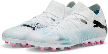 Дитячі футбольні бутси PUMA Future 7 Match Mg Jr - 28 EU - Біло-рожеві