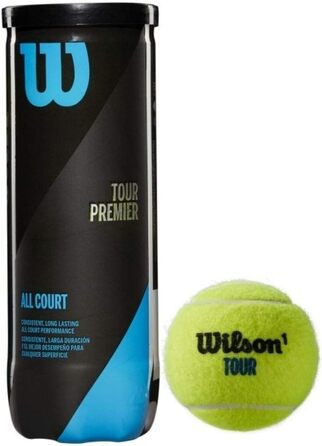 М'ячі для тенісу Wilson Tour Premier - універсальні (3 шт.)