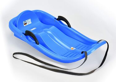 Санки пластикові KHW Snow Star De Luxe для юніорів, унісекс, 83x47x18 см, блакитні