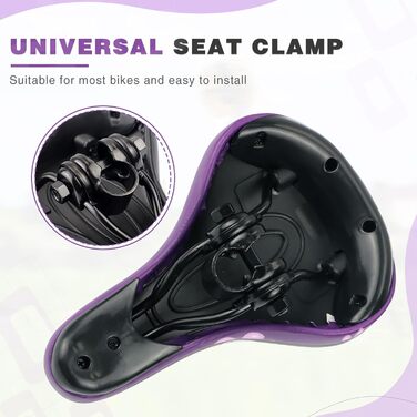 Дитячий велосипедний сидіння – м'яке та водонепроникне, з антиковзким покриттям для хлопчиків/дівчаток. Підходить для велосипедів 12, 14, 16, 18, 20 дюймів. Чорний/Червоний колір (Квіткова лілія)