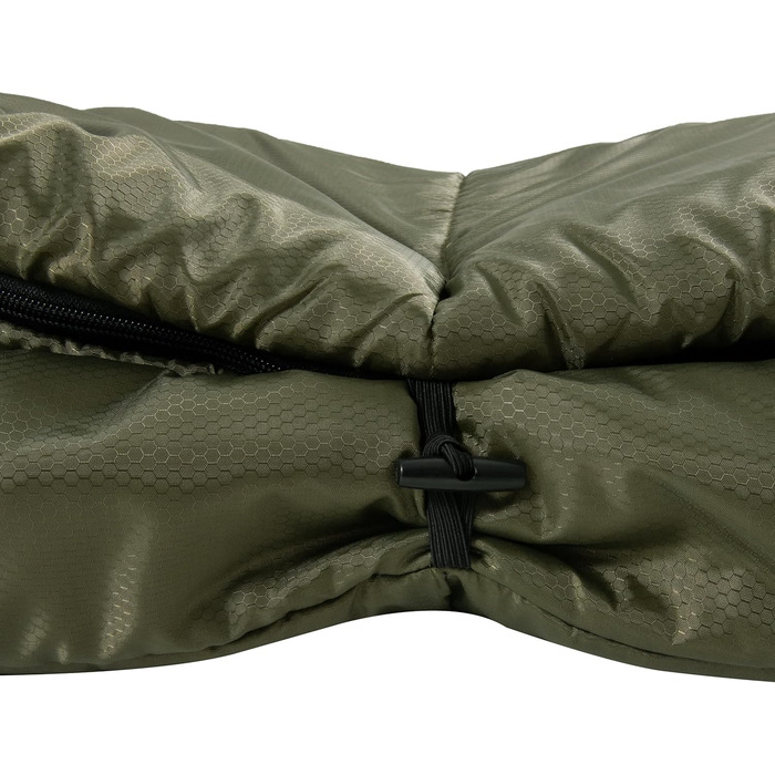 Сплячий мішок PO PO BEAR Zero Degree для дорослих, 100% бавовняний фланель, великий, 84' x 40', ліва блискавка (84' x 40' права блискавка, зелений)