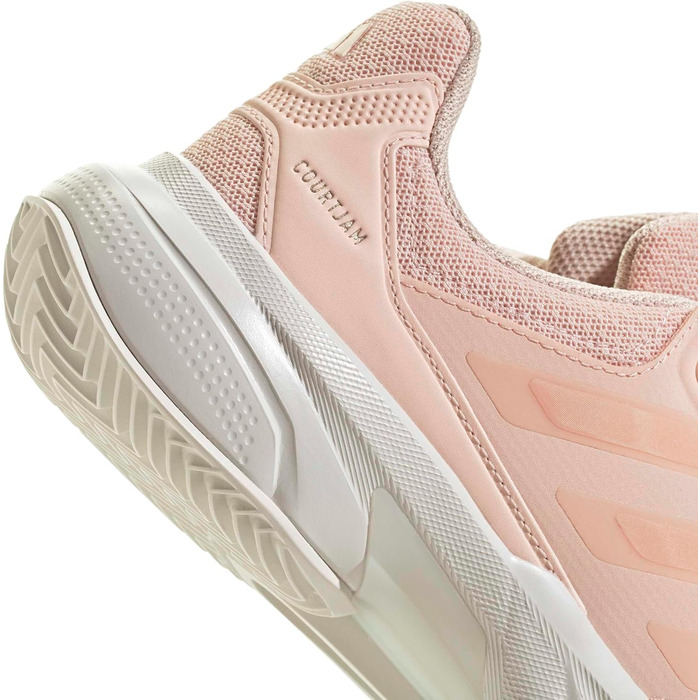 Жіночі тенісні кросівки adidas CourtJam Control 3 для глини (44 EU, Wonder Quartz Wonder Quartz Crystal White)