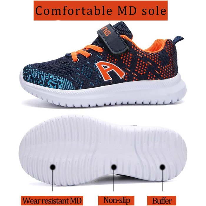 Дитячі кросівки для занять спортом та активного відпочинку. Унісекс, розмір 37 EU, блакитні