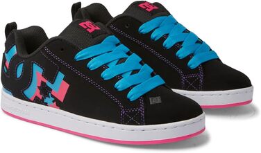 Жіноче кед DC Court Graffik - повсякденне скейт-взуття (37 EU, Neonlichter)