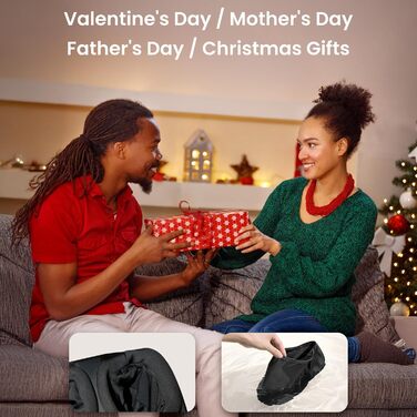 Масажер для колін Comfier бездротовий з підігрівом та вібрацією, 4 рівні нагріву з графеном, подарунок для мами та тата (34.5X18.7X40.5cm)