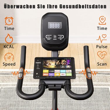Велотренажер JUMMICO для дому з регулюванням опору та LCD-дисплеєм
