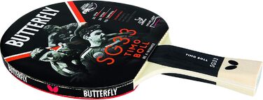 Настільний тенісний ракетка Butterfly SG33, чорна та червона, для одного гравця