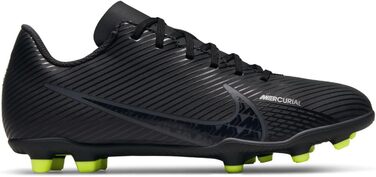 Дитячі футбольні бутси Nike Mercurial Vapor 15 Club FG/MG, 38 EU, чорний/сірий/білий/жовтий