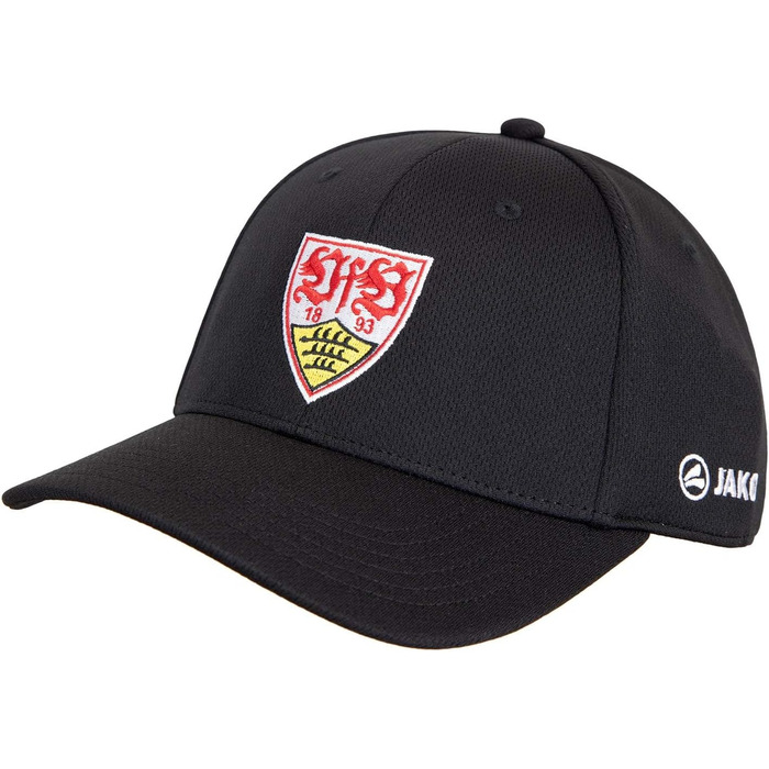 Кепка JAKO VfB Stuttgart чорна/багатобарвна, універсальний розмір