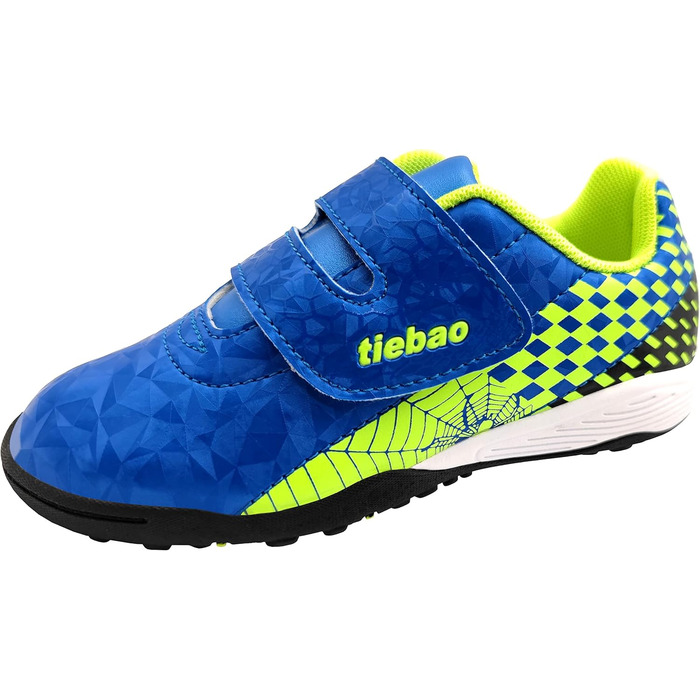 Дитячі футбольні бутси для гри на траві, унісекс, синій, розмір 23-27 EU