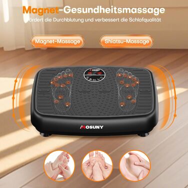 Вібраційна платформа MOSUNY з подвійним мотором для схуднення, тренувань всього тіла та нарощування м'язів - масажер, 450 LBS, для дому