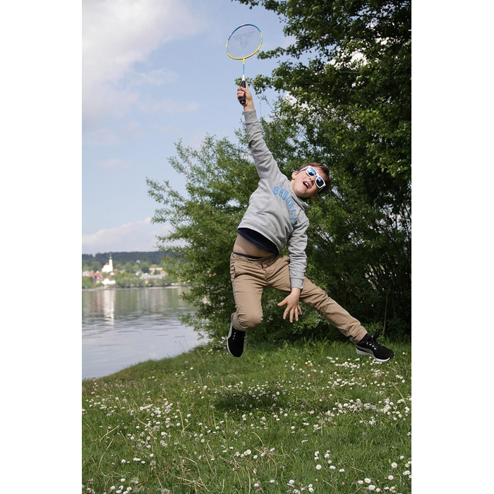 Набір для бадмінтону Talbot-Torro Family: 2 дитячі ракетки 53 см, 2 стандартні, 3 волан, сітка, сумка