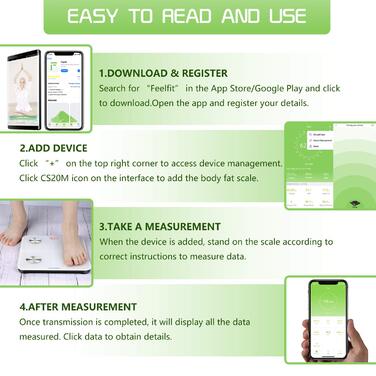 Вага для вимірювання жиру в тілі, електронна вага, Bluetooth, 180 кг, для вимірювання жиру, м'язів, BMI, води, ваги (біла, 26*26 см)