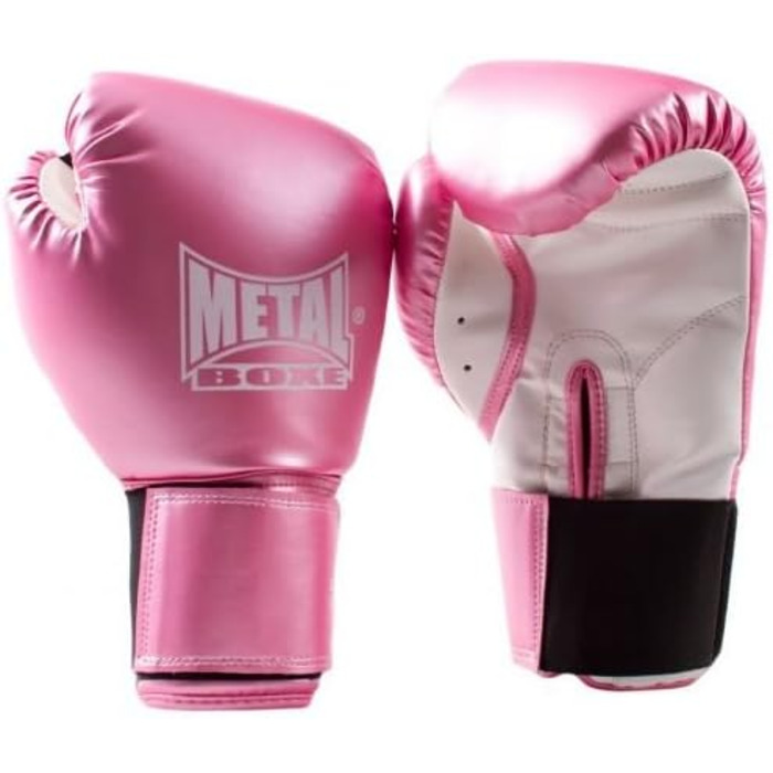 Боксерські рукавички Metal Boxe 6 унцій рожеві для жінок