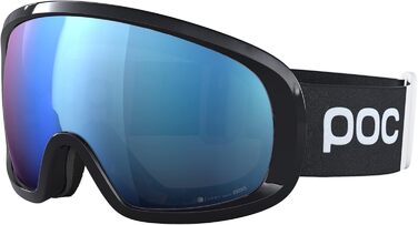Лижна маска POC Fovea Mid Clarity Comp+ для змагань, чорна з лінзами Spektris Blue, оптимальний огляд